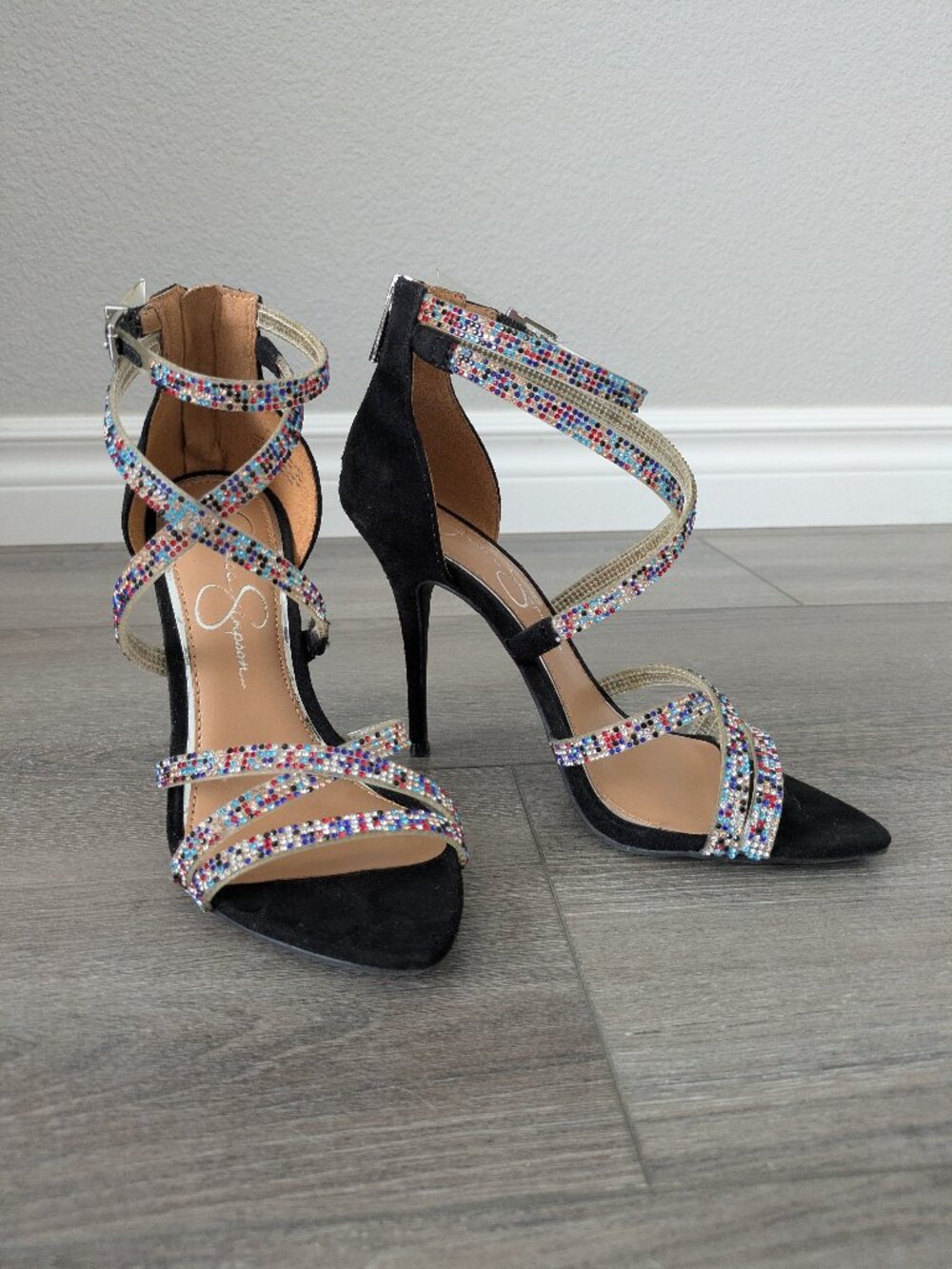 Jessica Simpson Wylane high heel / stiletto / sandal (size 6.5)